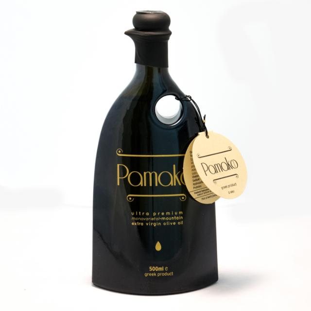 Pamako Monovarietal Olivenolie Øko. 500 ml. i gaveæske