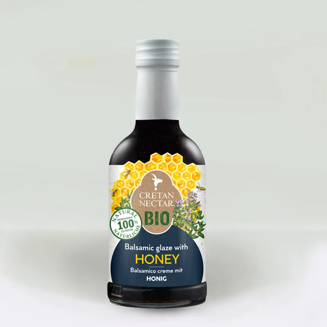 Cretan Nectar Balsamic cream med honning, Økologisk 250ml