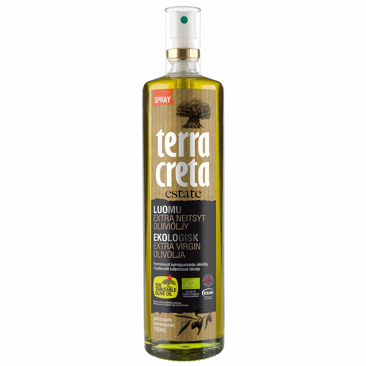 Terra Creta Olivenolie Øko. spray 250 ml