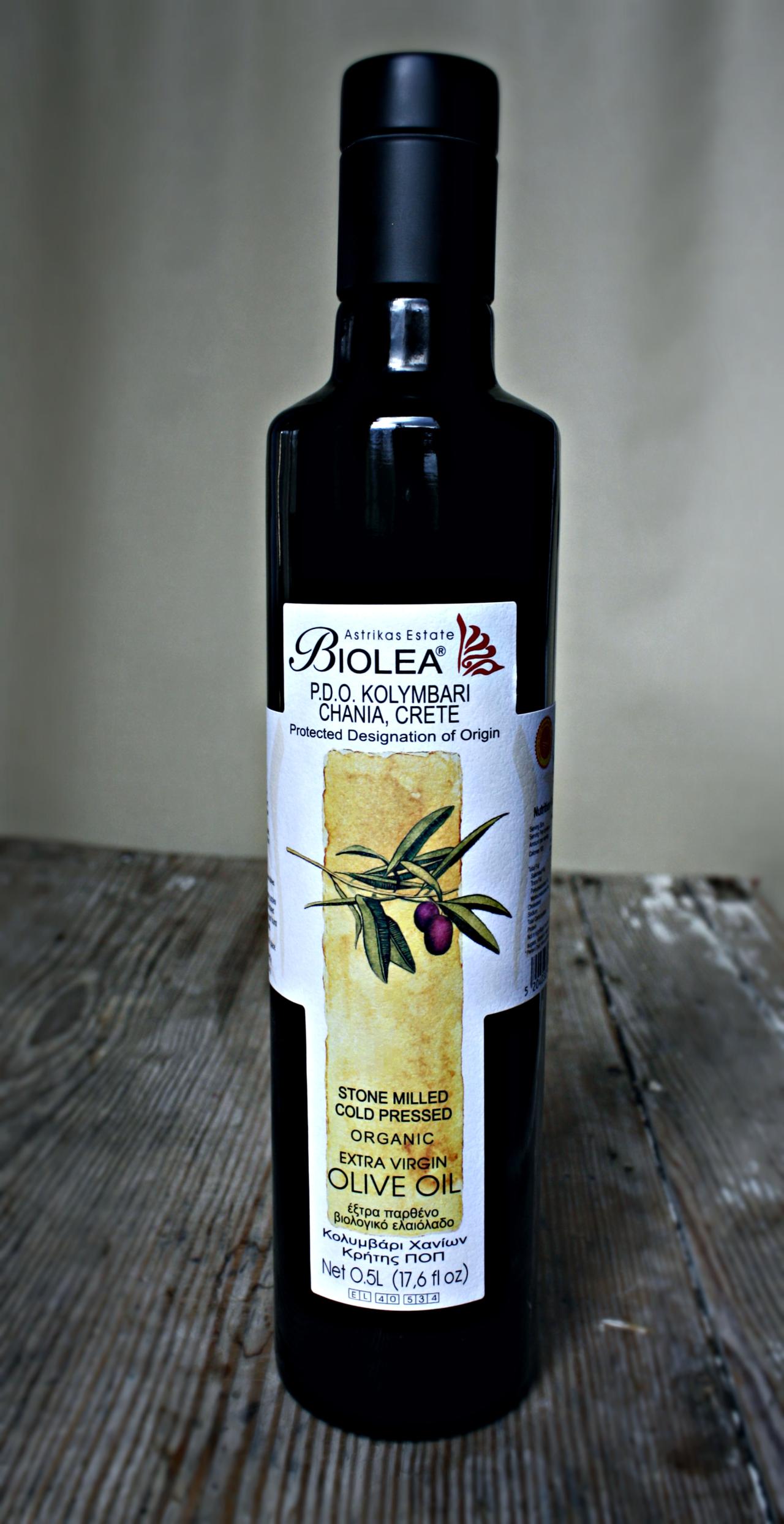 Biolea Olivenolie PDO Øko. Ufiltreret, Koldpresset, 500 ml