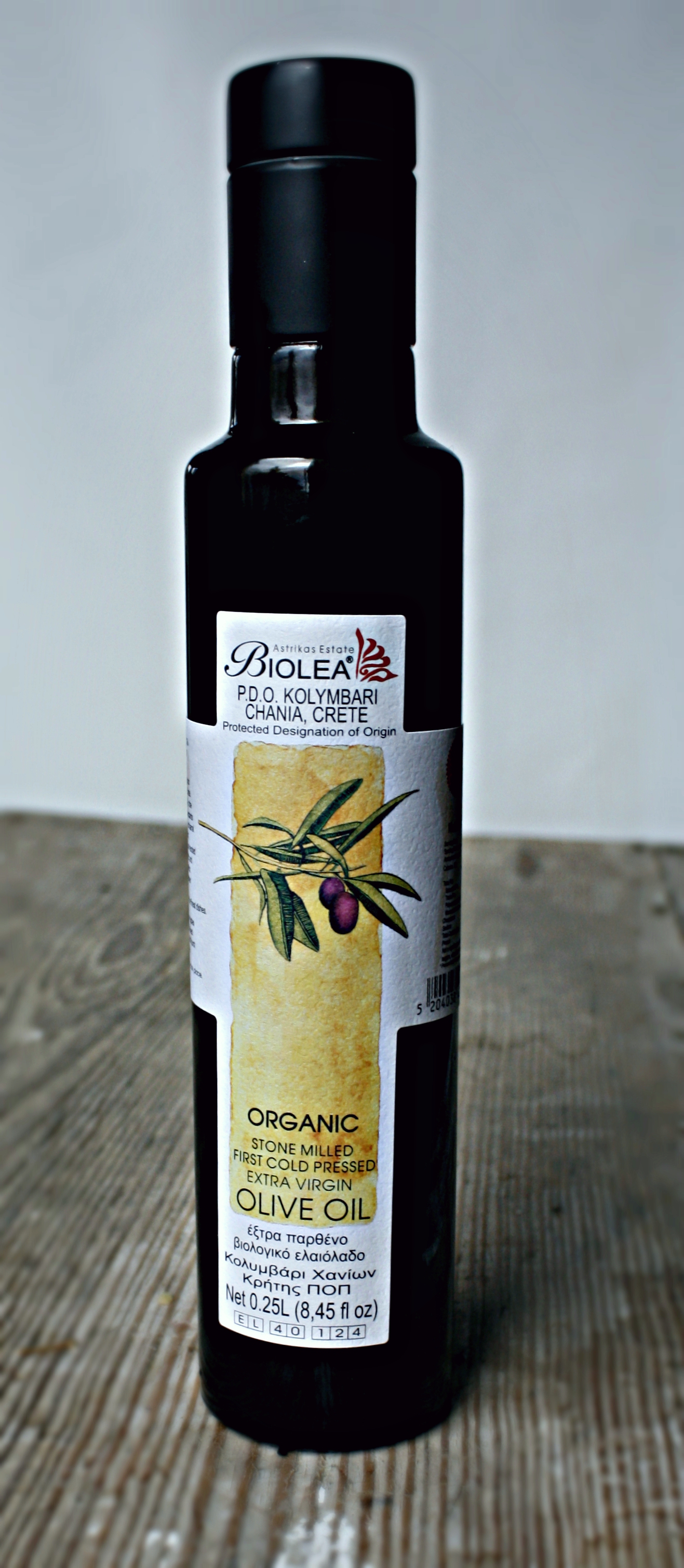 Biolea Olivenolie PDO Øko. Ufiltreret, Koldpresset, 250 ml